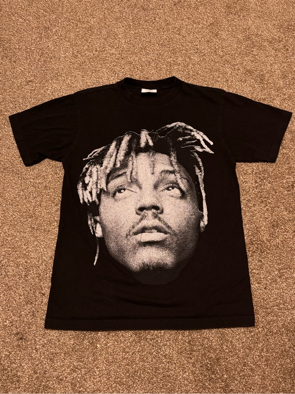 Juice Wrld Black Short-Sleeve Graphic Crewneck T-Shirt